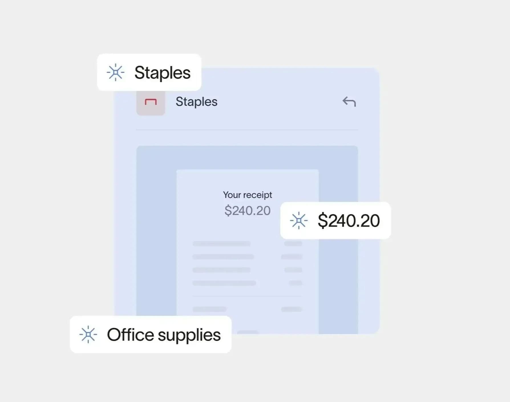 Simplified expense workflows