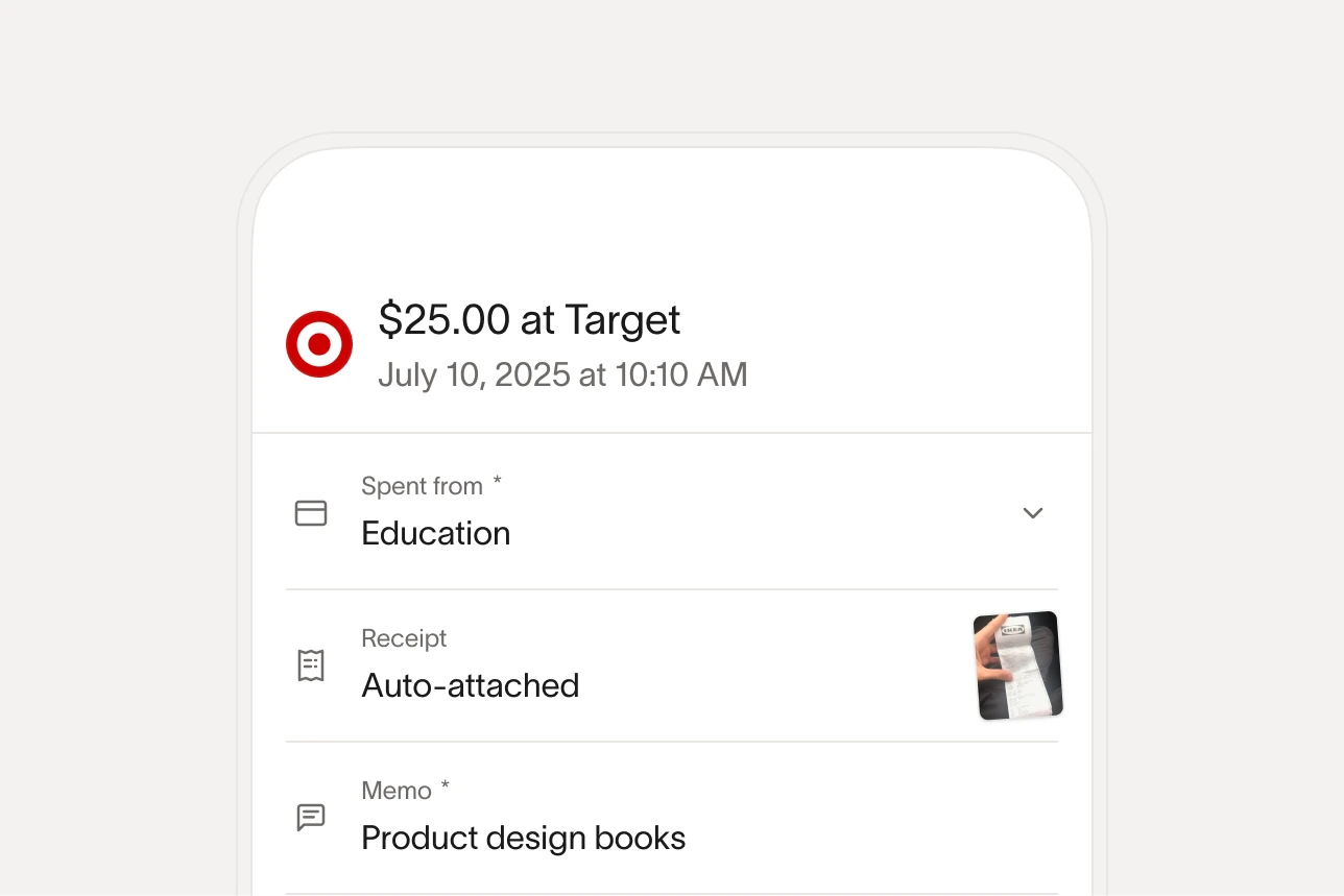 Expense management expenses handled